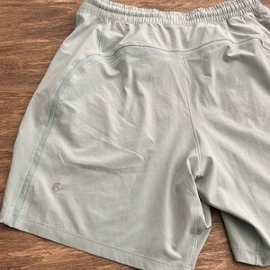 Light Green Lulu Shorts! No liner! 7in